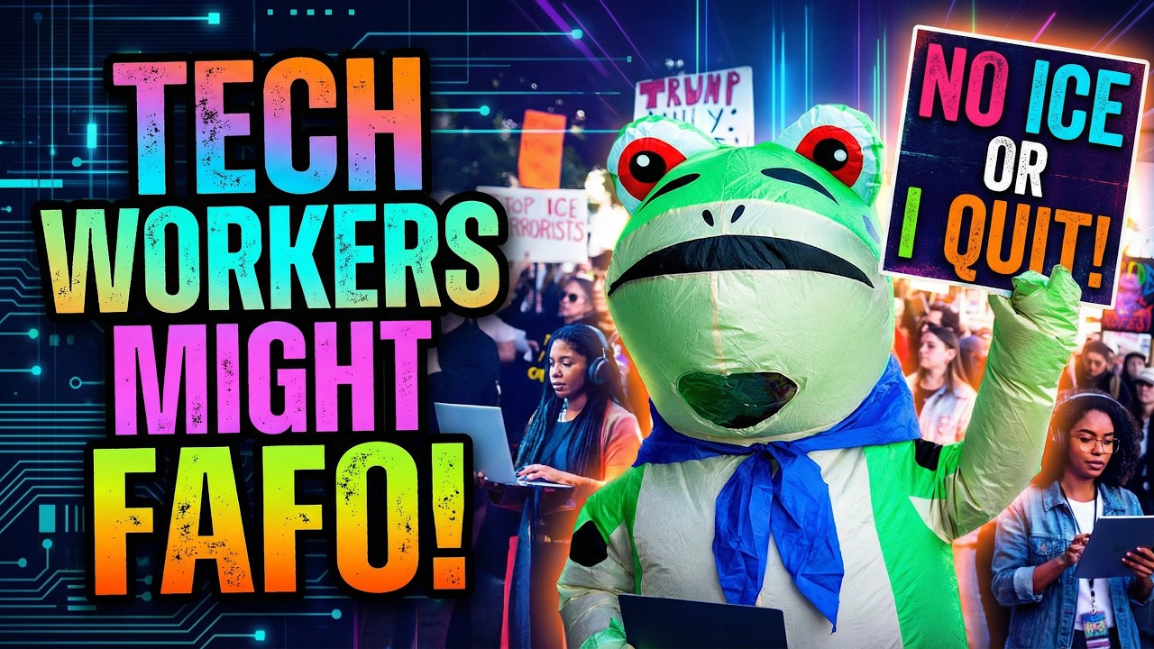 Activist Tech Workers on THIN ICE? They're DEMANDING Their Companies Take a Stand on ICE!