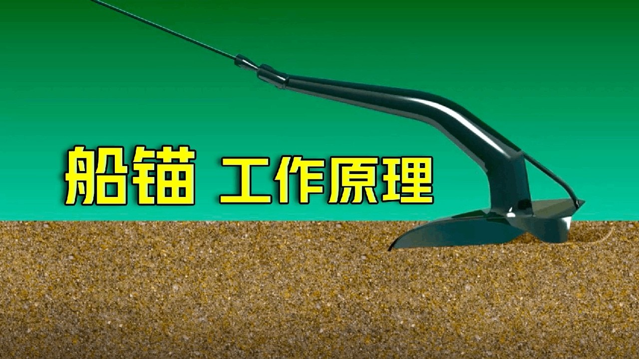 船只如何起锚和抛锚？小小的船锚，是如何系住万吨巨轮的？ #知识 #科普 #科学 #物理 #船锚