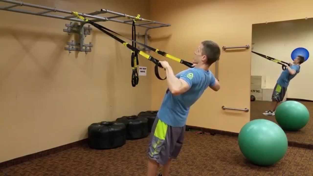 How to do a TRX high row - upper body - Andy Frisch