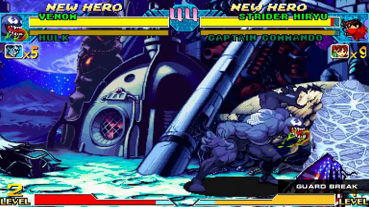 [HD]Marvel vs Capcom Venom/Red Venom Combo［ベノムコンボ］