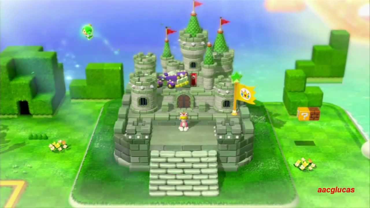 Guia Super Mario 3D world 100% (5 estrellas) Mundo 1