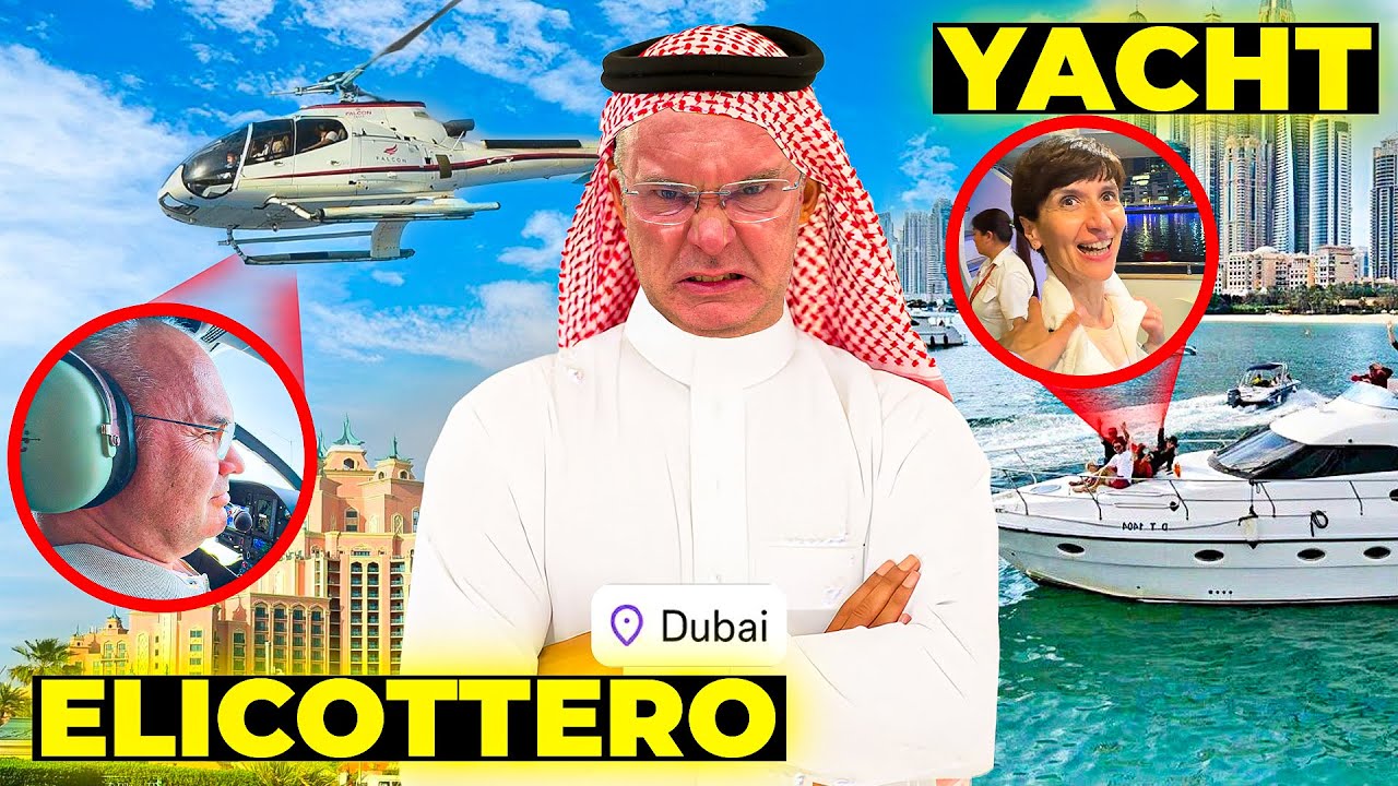 PAPÀ HO COMPRATO a DUBAI un ELICOTTERO e UNO YACHT e HO SPESO.. (impazzisce)
