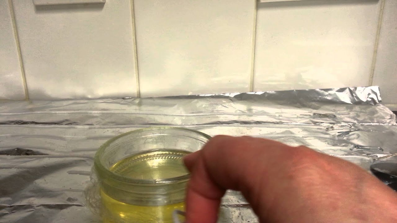 Quick and easy way to wax raw wick for candles