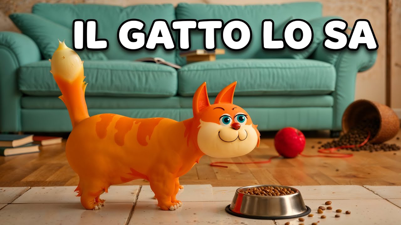 Il Gatto Lo Sa 🐾 Canzone per Bambini