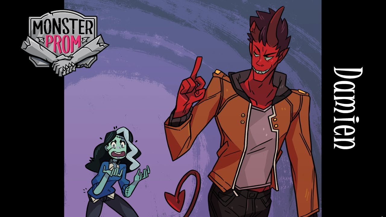 Damien Route: Monster Prom - Dating Sim Game (The Rejected Ending)