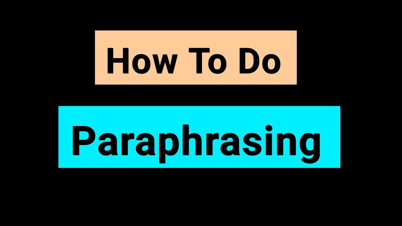 Paraphrasing | How To Do Paraphrasing | DU AECC English | Rephrasing | Bhavana Bisht