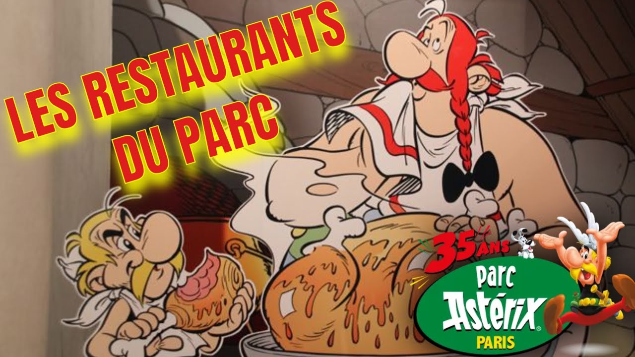TOUS LES POINTS DE RESTAURATIONS AU PARC ASTERIX