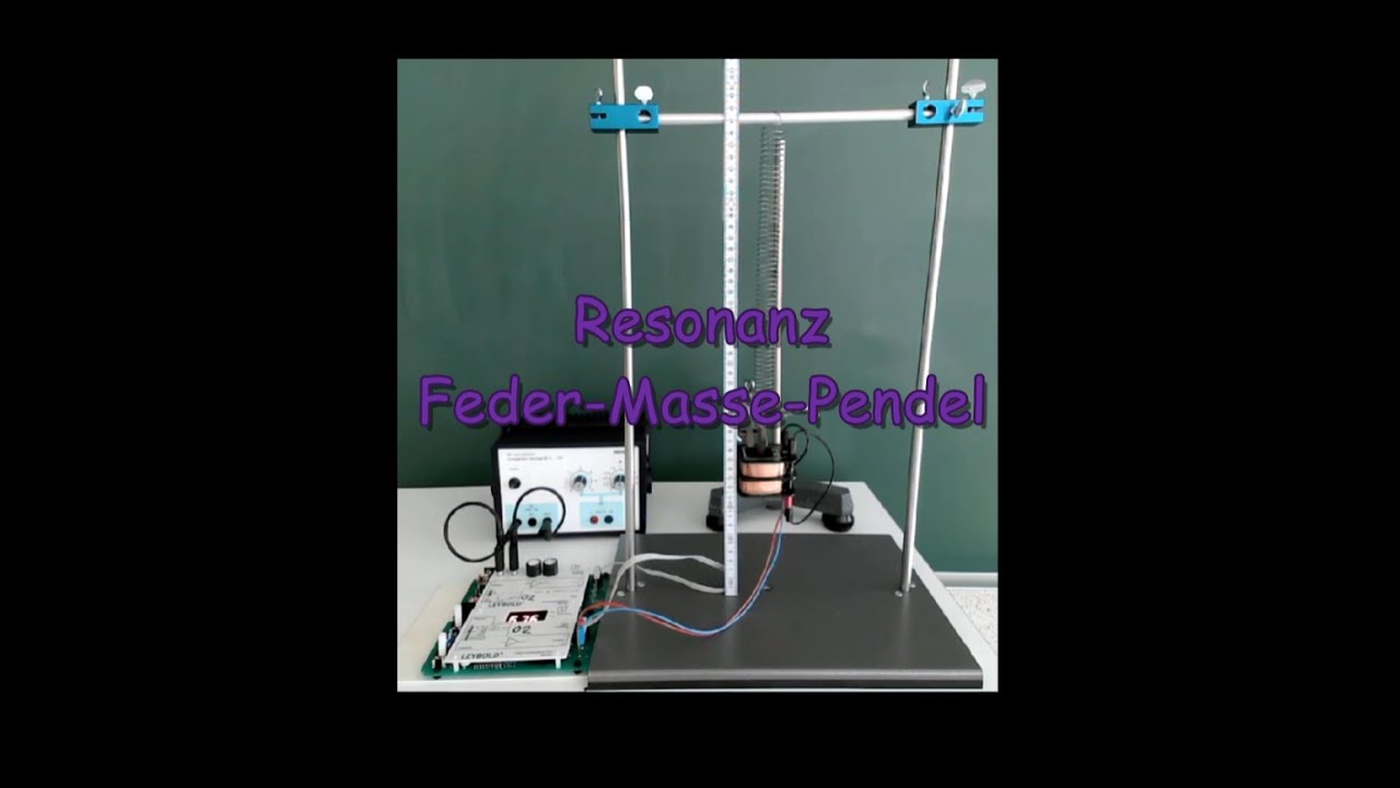 Resonanz Feder-Masse-Pendel