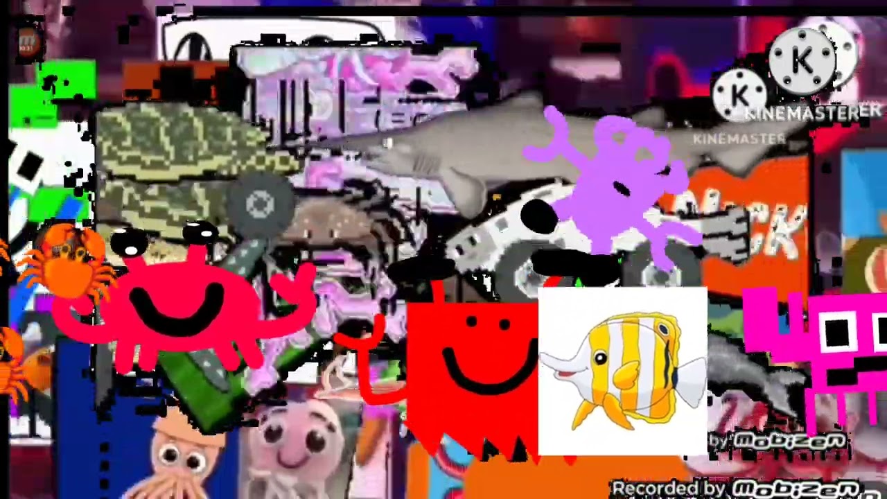 Many sea animals stampede-@FishyProductions-i6p