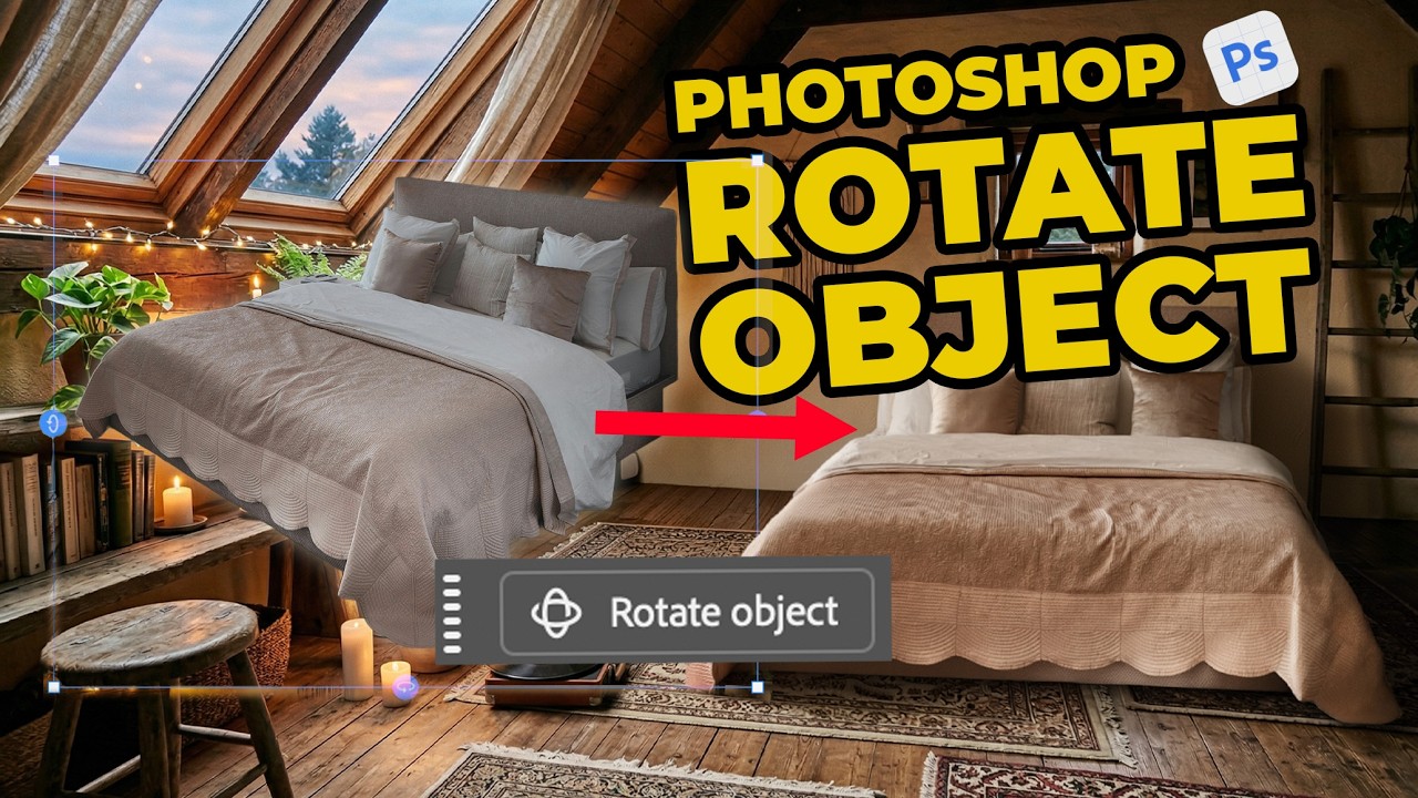 Wow! Rotate Object in Photoshop Beta!