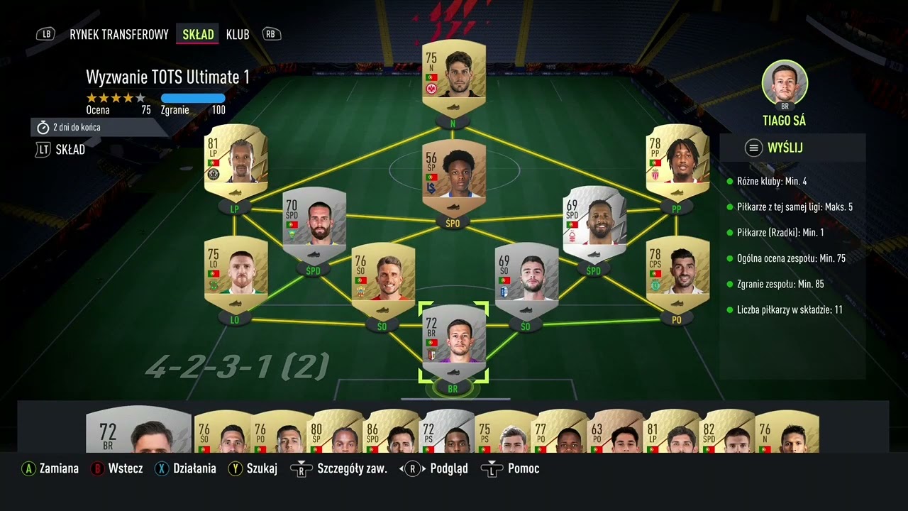 SBC WYZWANIE TOTS ULTIMATE 1 (10.06) | FIFA 22 UT #158