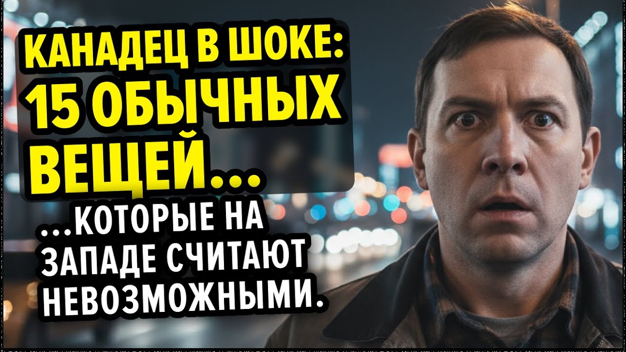 12 минут, которые показали канадцу, как НА САМОМ ДЕЛЕ устроена жизнь в России.