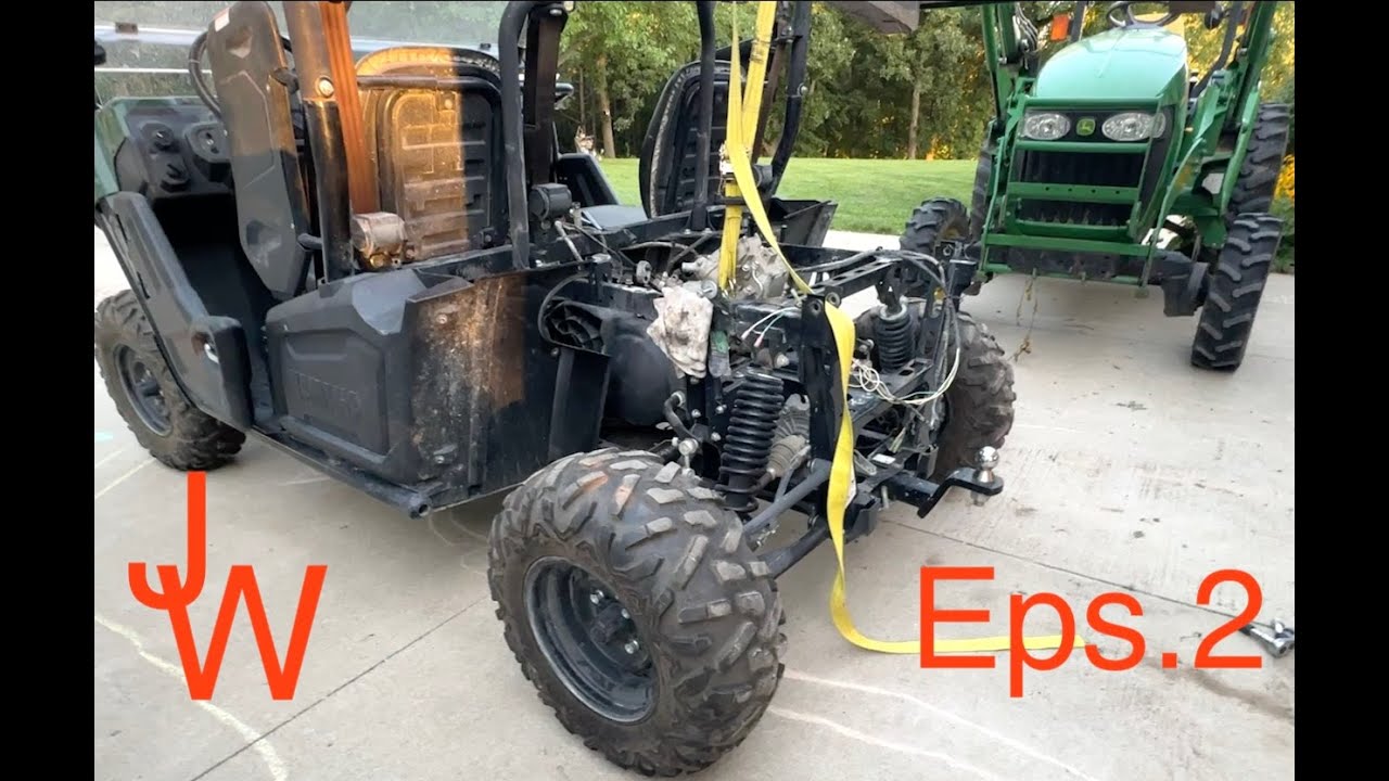 Yamaha Side-by-Side Engine Repair (Part 1) - Viking Engine Removal!