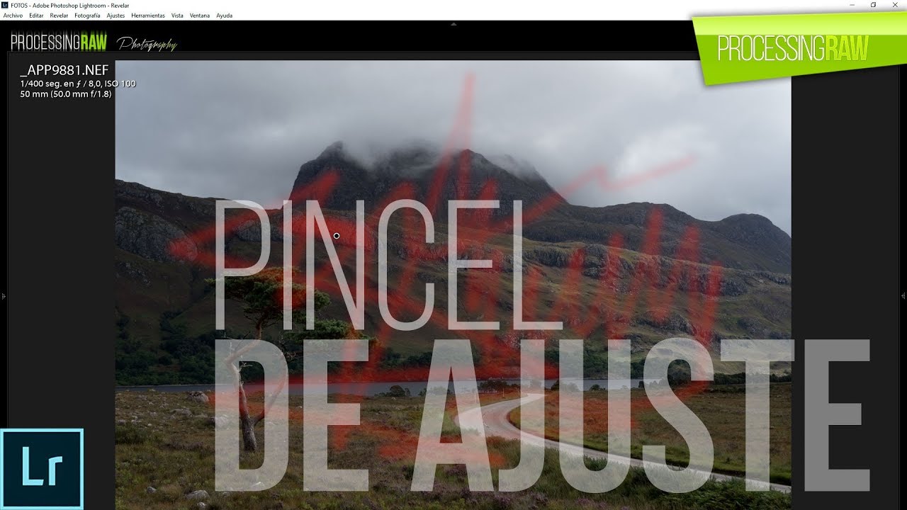 PINCEL de AJUSTE en LIGHTROOM: Aprende a usarlo paso a paso