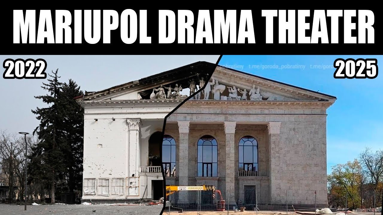 The Mariupol Drama Theatre has been rebuilt