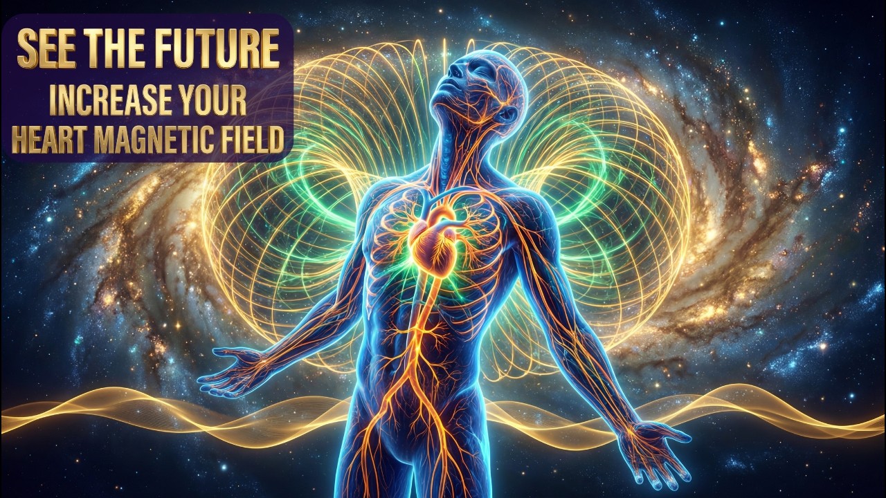 Activate Heart Magnetic Field & See The Future | 963Hz God Frequency + 528Hz