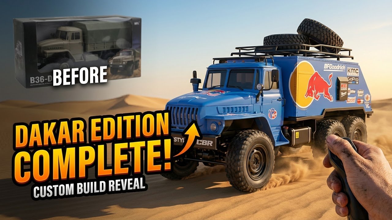 🚛 WPL B36-D Dakar Edition ГОТОВ! Сборка выполнена в рамках индивидуального сотрудничества.