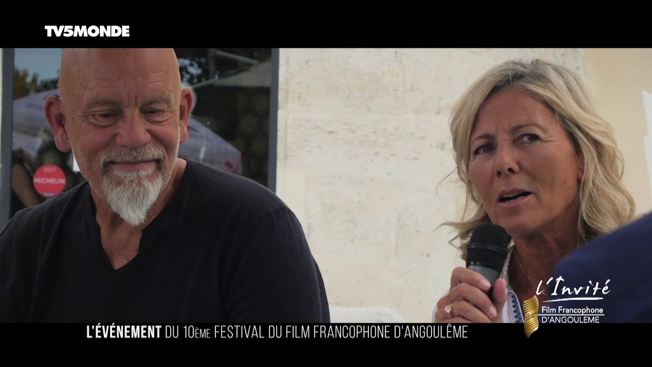 John Malkovich et Claire Chazal : 