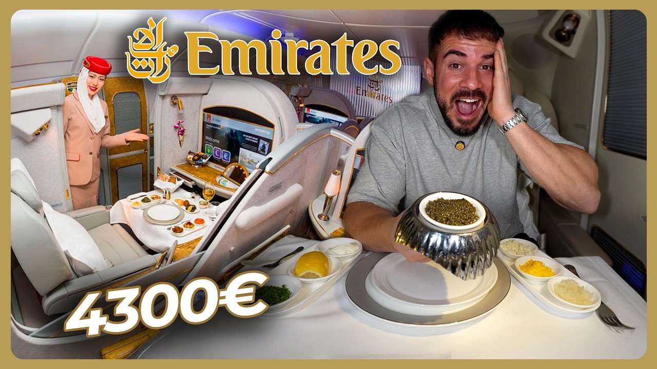 La PRIMERA CLASE de EMIRATES: MUCHO DINERO pero... (BOEING 777 300 ER)