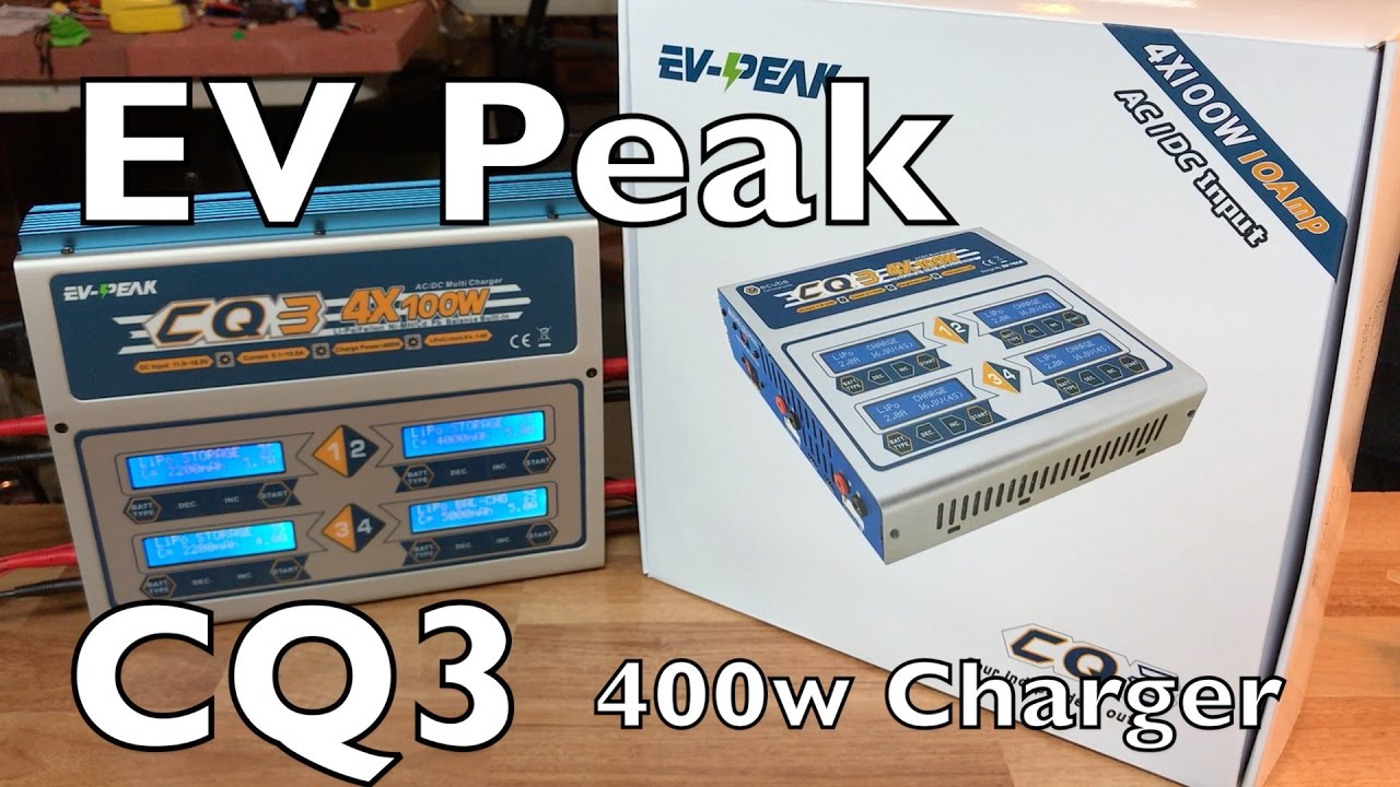 EV-Peak CQ3 100Wx4 10A Charger Review (it's really, really good!)