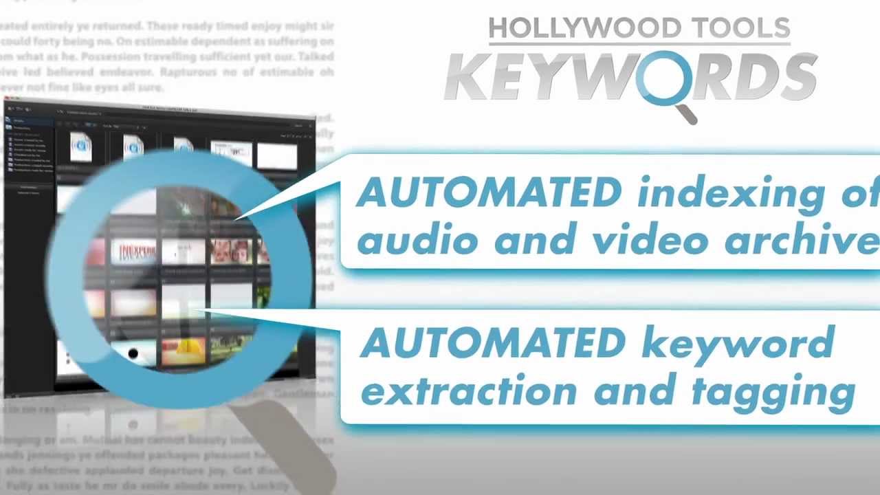 Hollywood Tools' Keywords Promo