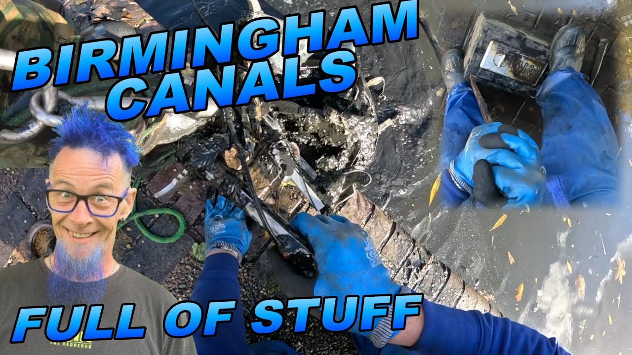 Birmingham Canal CHAOS - We Pulled Out More Than You Could Imagine magnet fishing cleaning waterways