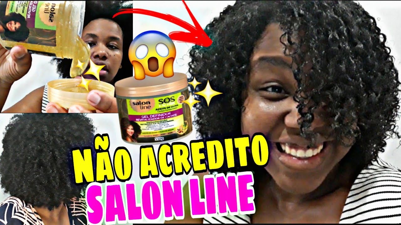 TESTEI O GEL AZEITE DE OLIVA DA SALON LINE NO CRESPO