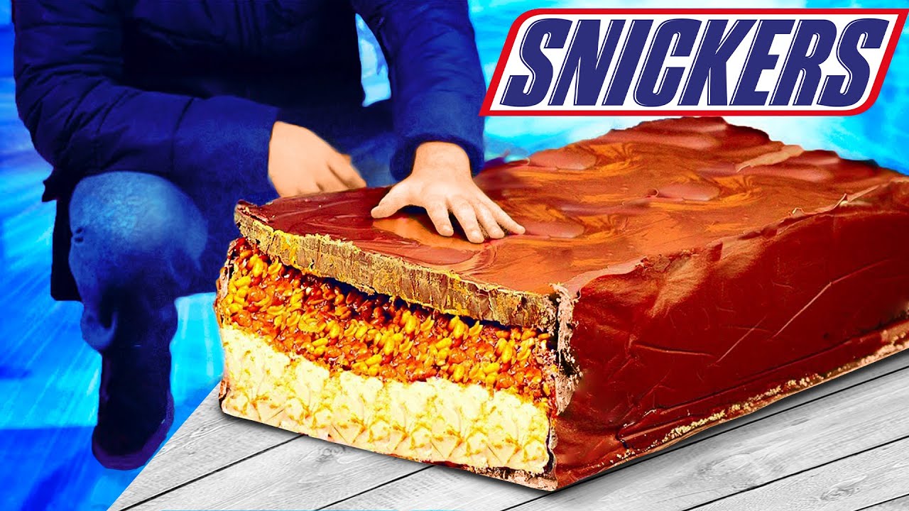 Snickers Gigante | Come realizzare il Snickers fai-da-te più grande del mondo da VANZAI CUCINANDO
