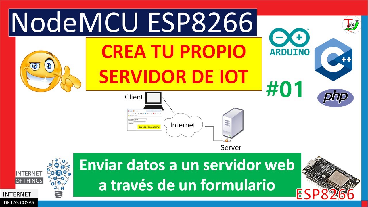 ✔️ Enviar datos a un servidor web a través de un formulario 👈 -😉 Curso IoT con ESP8266 #21