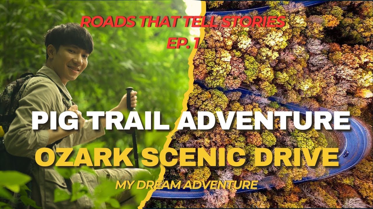 Roads That Tell Stories, Ep. 1| Pig Trail Adventure in Fayetteville, AR | Scenic Drive & Hidden Gems