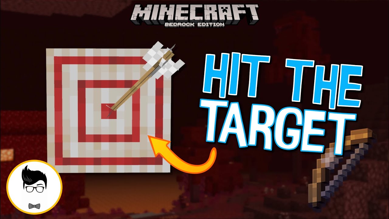 Minecraft BE: HIT THE BULLSEYE- MINIGAME! (PE/Xbox/PS4/Windows10/Switch)
