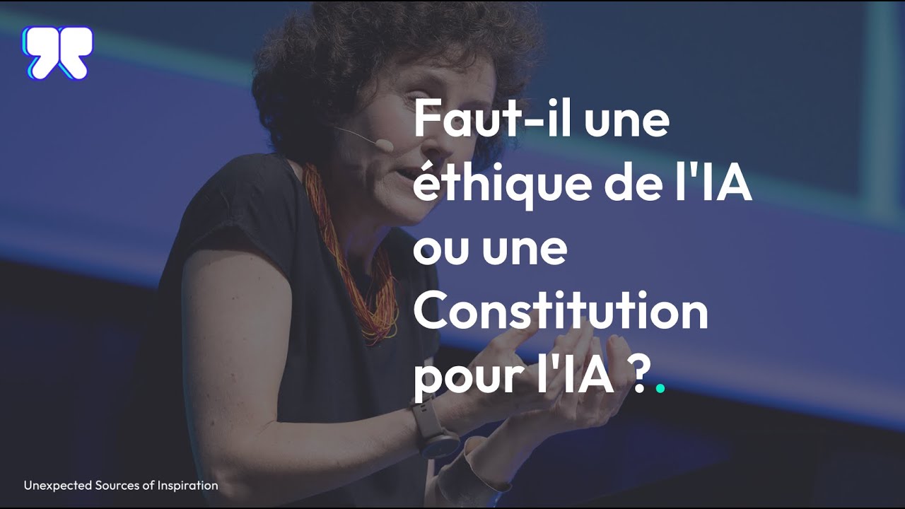 Faut-il une éthique de l'IA ou une Constitution pour l'IA ? - Antoinette Rouvroy à USI