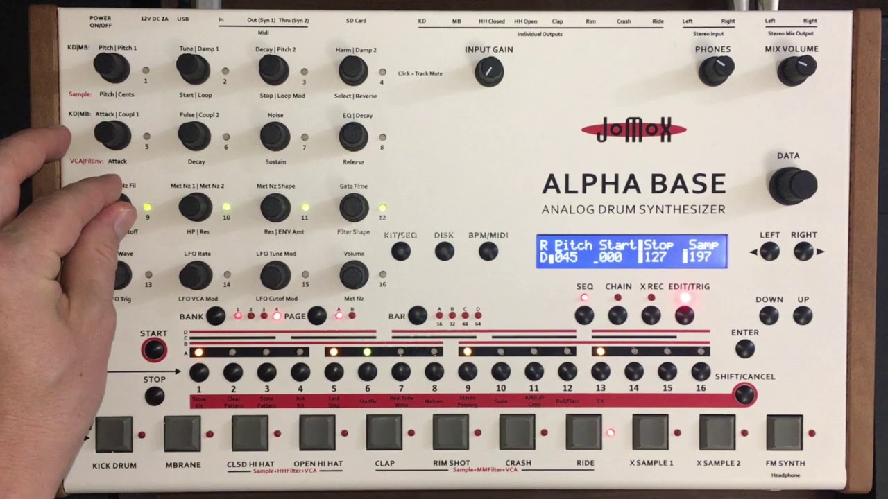 Jomox Alpha Base Demo [No Talking]