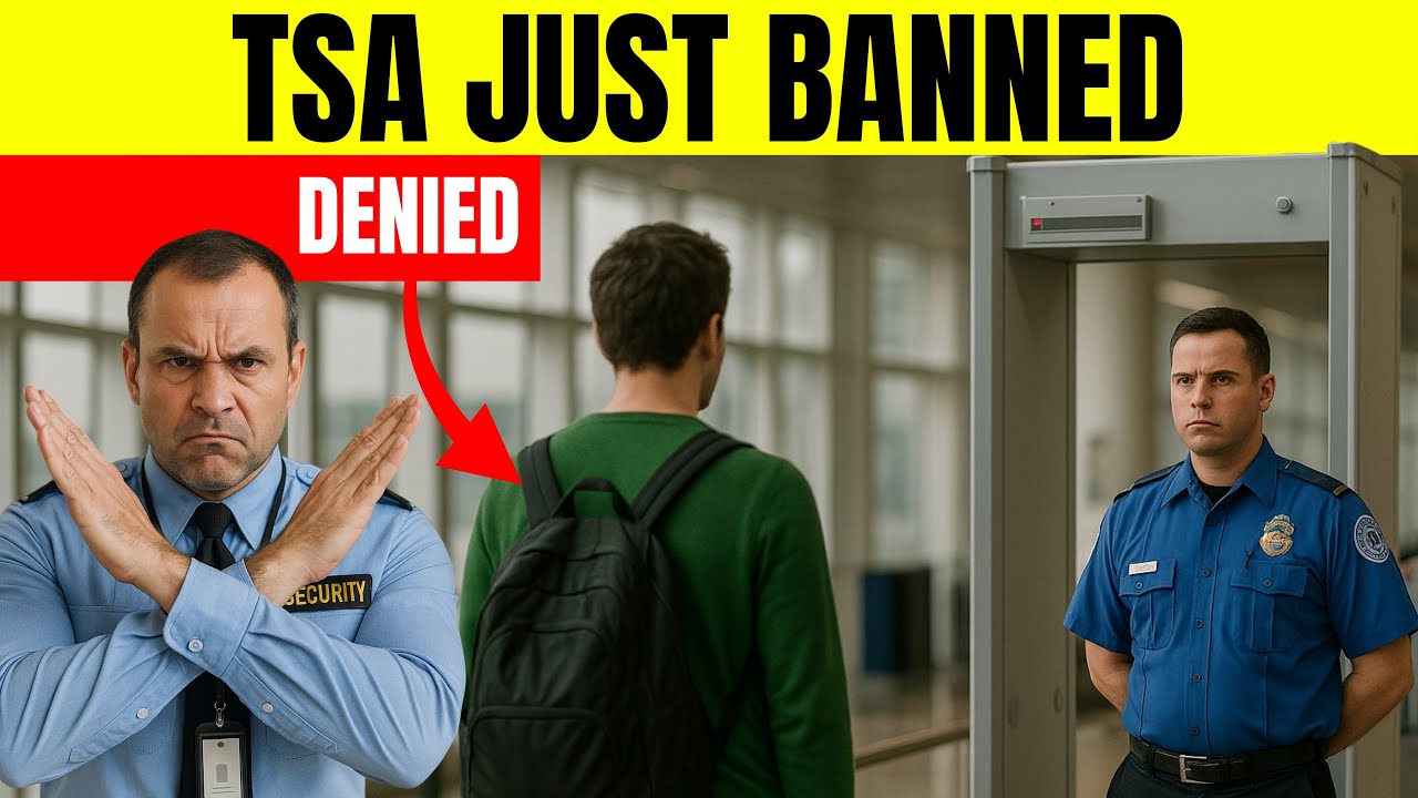 TSA Just Outlawed These 7 Common Items for 2025 — Don’t Make This Airport Mistake!
