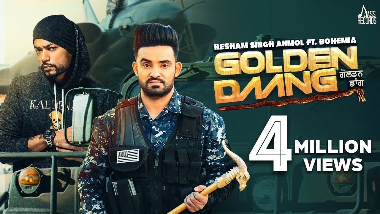 Golden Daang | ( Full HD) | Resham Singh Anmol ft. Bohemia | Mixsingh | Shar-S | Punjabi Songs