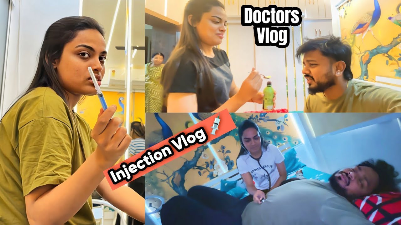 Injection vlog Doctor Ghar Pe! 💉 Full Body Checkup 😱 | Doctor Vlog sui sui 