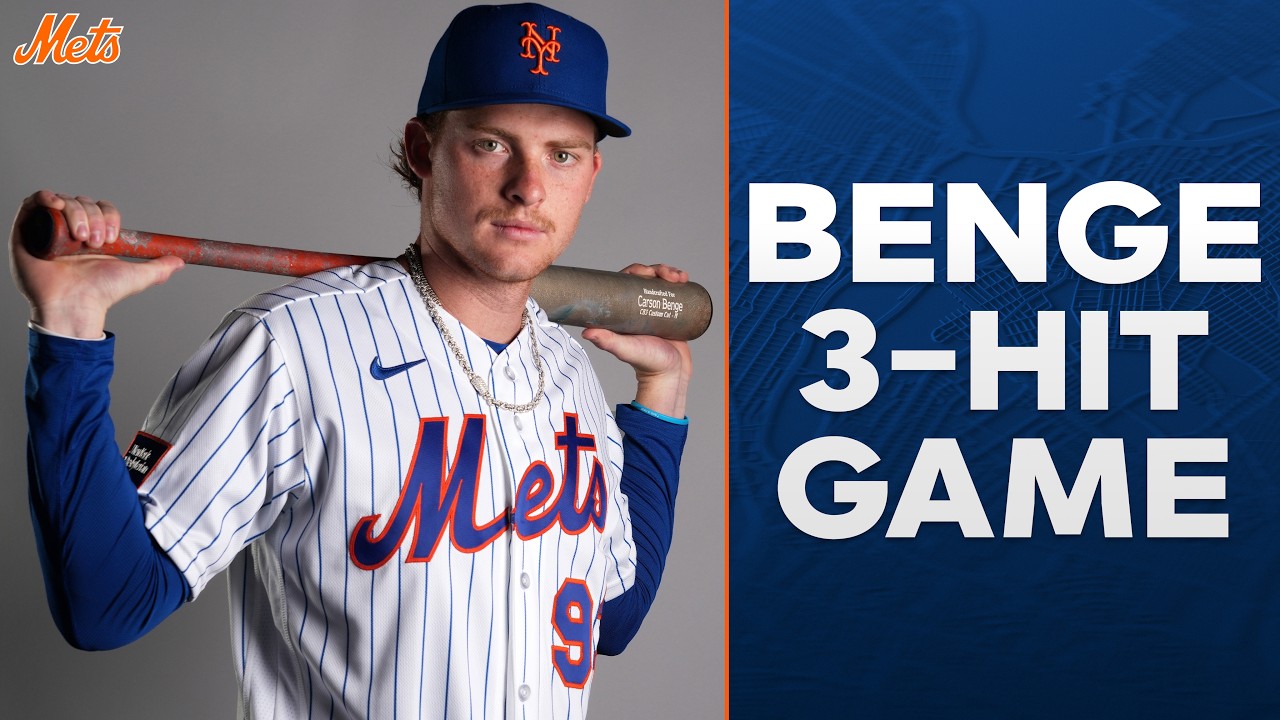 Carson Benge Goes 3-for-3 vs Cardinals | Spring Training (2/25/26)