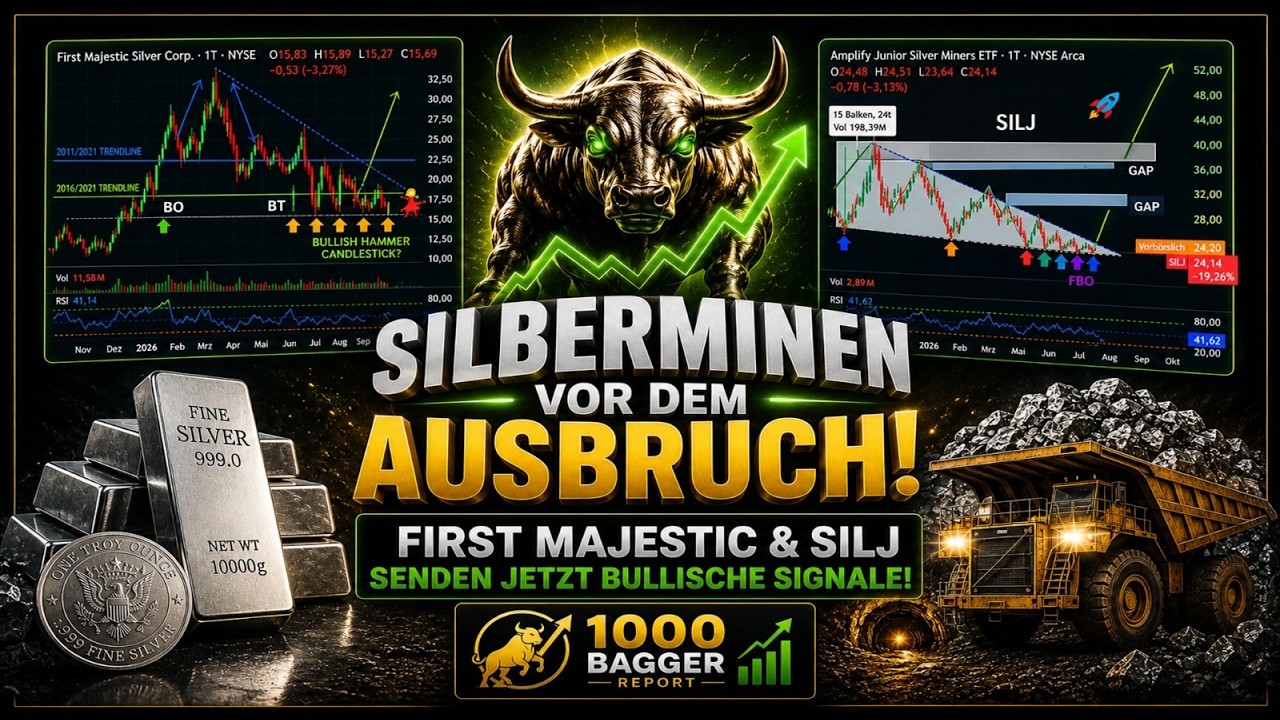 Silberminen vor dem Ausbruch! First Majestic Silver & SILJ senden jetzt bullische Signale!