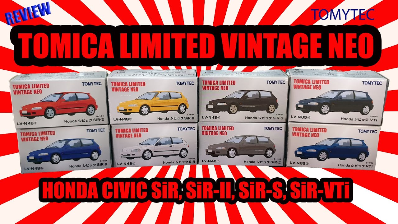 Tomica Limited Vintage Neo : Honda Civic SiR