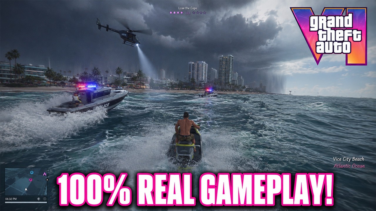 УТЕЧКА НОВОГО ГЕЙМПЛЕЯ GTA 6! (Реальные кадры игрового процесса)