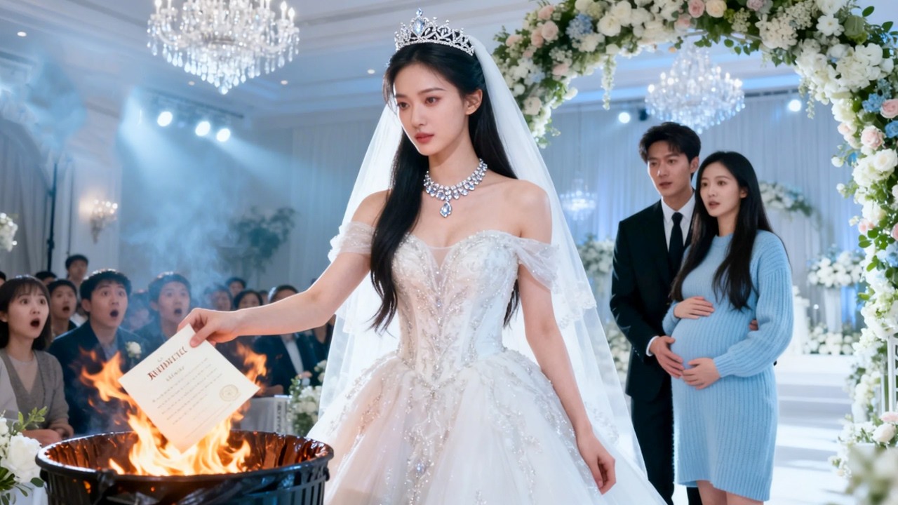 El día de su boda,él la obligó a dar su vestido a su amante;canceló y se casó con un CEO millonario.