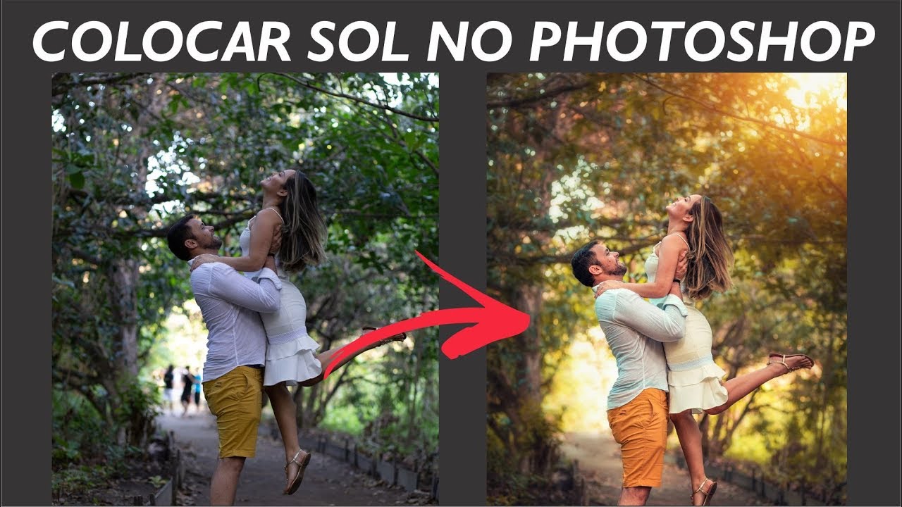 COMO COLOCAR SOL NO PHOTOSHOP