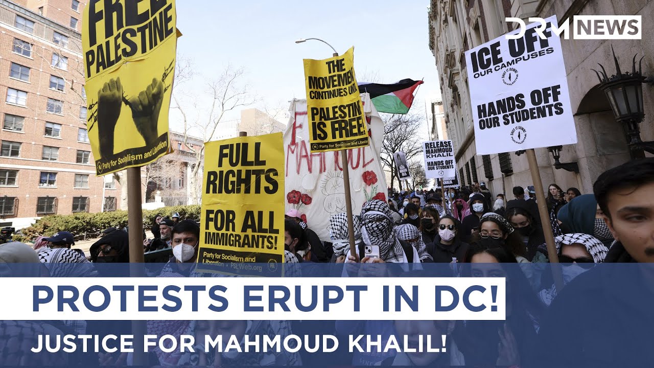 Thousands Demand Justice for Mahmoud Khalil in Washington, D.C. Protest | AC1G