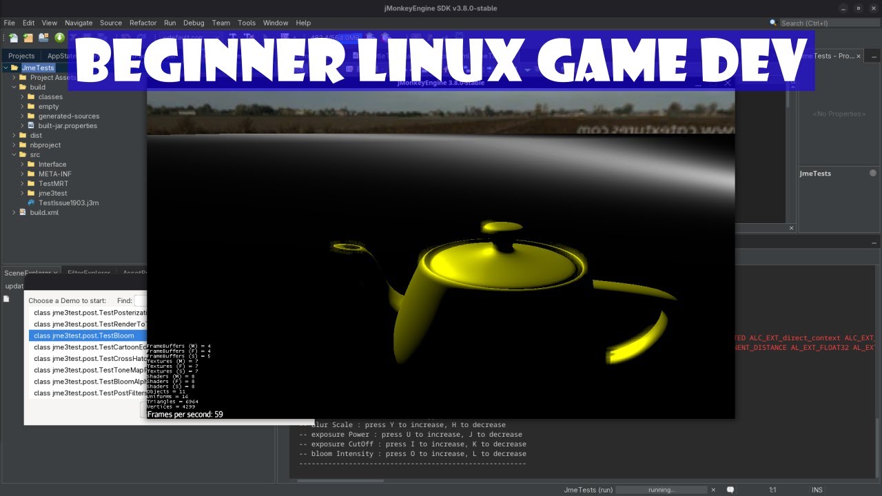 Начните создавать 3D-игры на Linux уже сегодня – Полная установка JMonkeyEngine