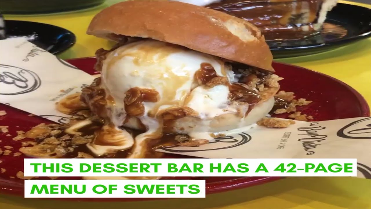 42 Page Menu Of Sweets