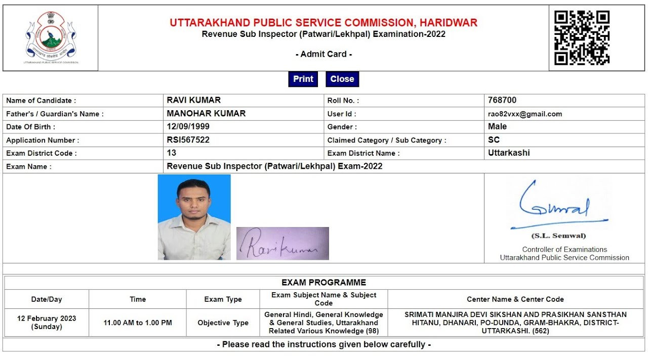 Uttarakhand Patwari Admit Card Kaise Nikale || How To Download Uttarakhand Patwari Admit Card 2023