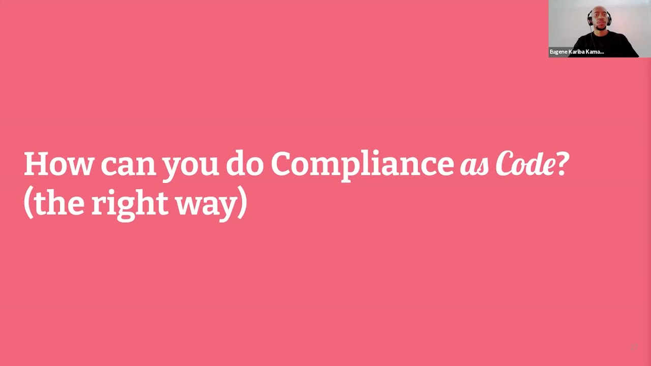 Trust teams but verify: compliance as code done right by Effy Elden & Eugene Kariba