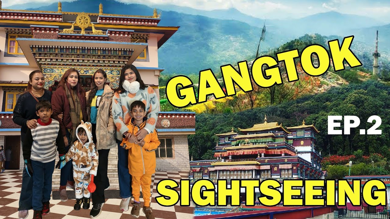 EP 2 || GANGTOK SIGHTSEEING | ROPEWAY, WATERFALLS | GANESH TOK, HANUMAN TOK | MG MARG & DRONE VIEW