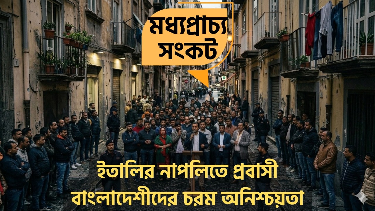 Naples Italy-তে বাংলাদেশি প্রবাসীরা Middle East Crisis-এ দিশেহারা | Expat Life 2025  | 52Bangla TV