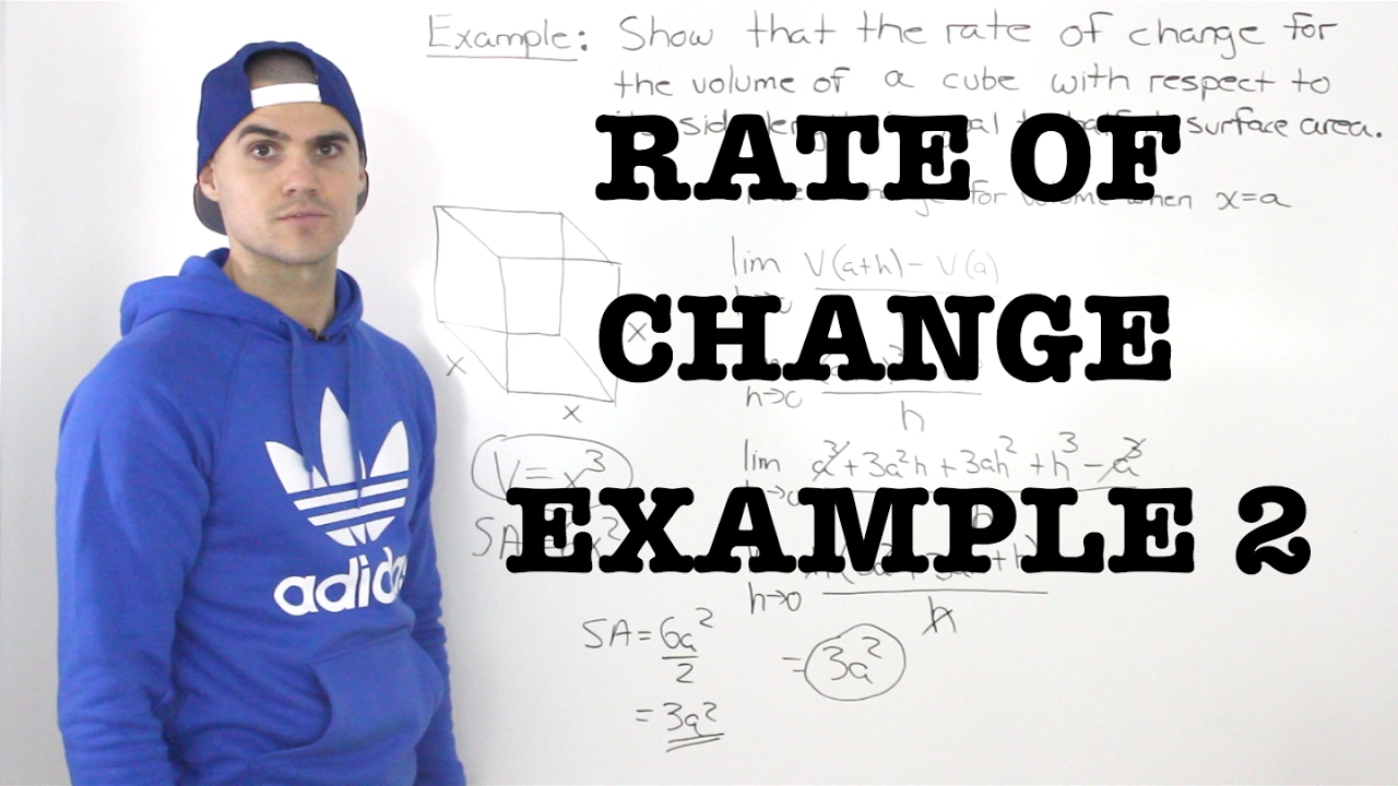 MCV4U (1.3) - rate of change example 2 - calculus
